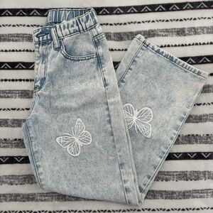 Girls Butterfly Jeans